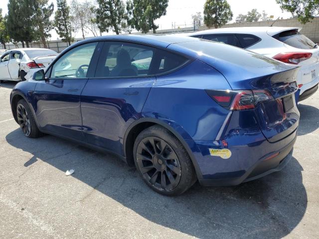 7SAYGAEE3NF490230 - 2022 TESLA MODEL Y BLUE photo 2