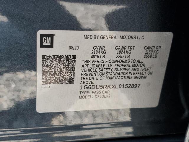 1G6DU5RKXL0152897 - 2020 CADILLAC CT5 SPORT CHARCOAL photo 13