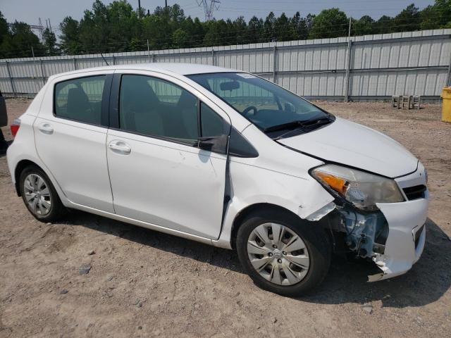 JTDKTUD32CD537834 - 2012 TOYOTA YARIS WHITE photo 4