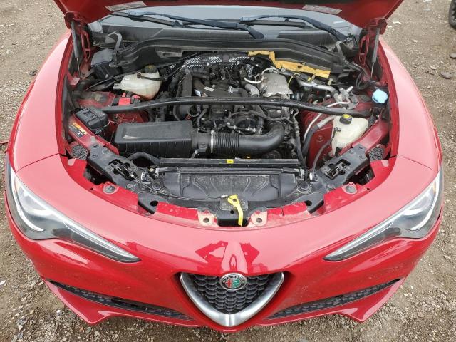 ZASFAKBN7J7B80170 - 2018 ALFA ROMEO STELVIO TI წითელი ფოტო 11