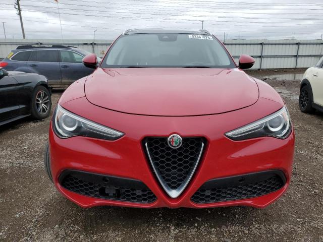 ZASFAKBN7J7B80170 - 2018 ALFA ROMEO STELVIO TI წითელი ფოტო 5