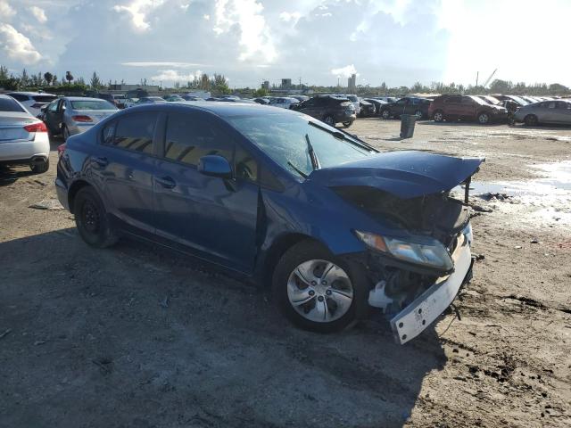 19XFB2F57DE208733 - 2013 HONDA CIVIC LX BLUE photo 4