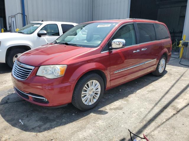 2C4RC1GG1CR134680 - 2012 CHRYSLER TOWN & COU LIMITED BURGUNDY photo 1