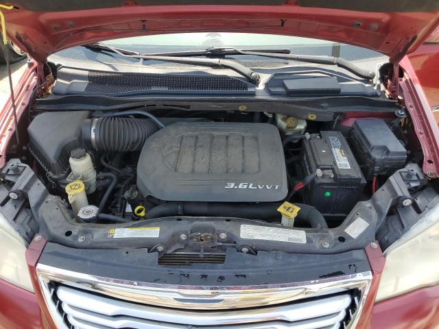 2C4RC1GG1CR134680 - 2012 CHRYSLER TOWN & COU LIMITED BURGUNDY photo 12