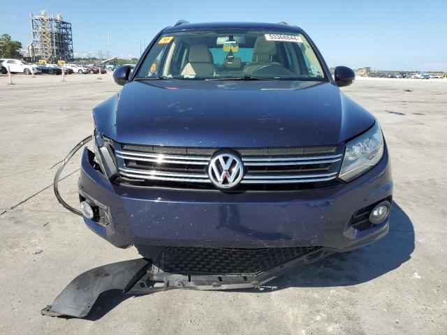 WVGAV7AX9FW557226 - 2015 VOLKSWAGEN TIGUAN S BLUE photo 5