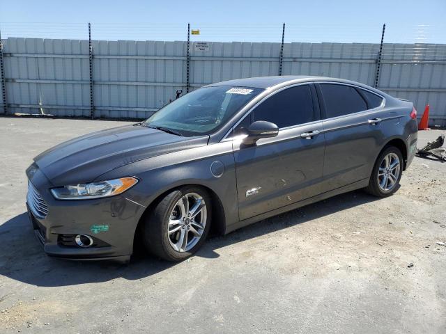 3FA6P0SU0GR115929 - 2016 FORD FUSION TITANIUM PHEV GRAY photo 1