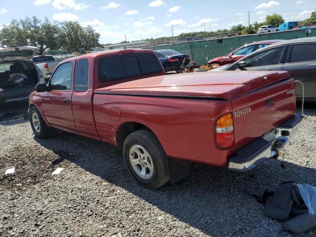 5TEVL52NX4Z315204 - 2004 TOYOTA TACOMA XTRACAB RED photo 2