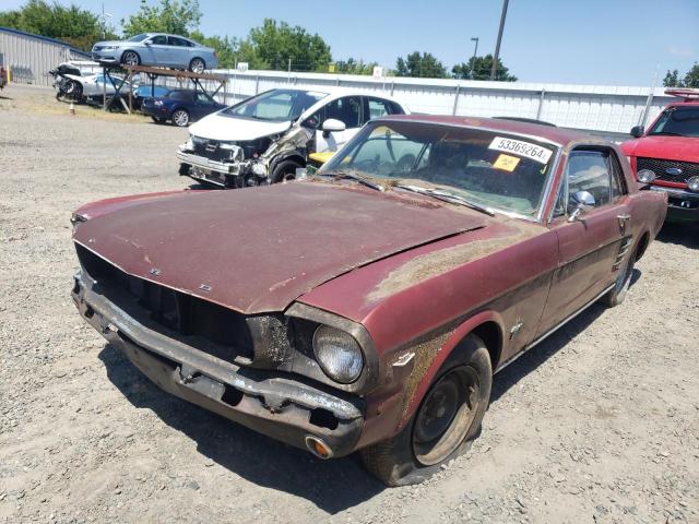 6R07C129289 - 1966 FORD MUSTANG MAROON photo 1