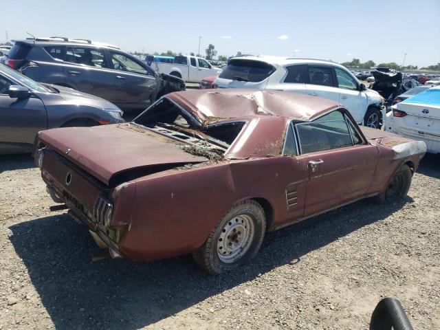 6R07C129289 - 1966 FORD MUSTANG MAROON photo 3