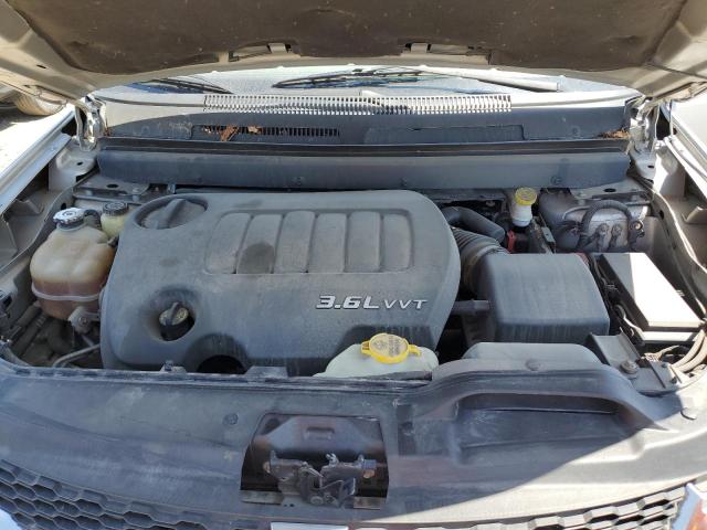 3C4PDCDG5DT595058 - 2013 DODGE JOURNEY CREW SILVER photo 12