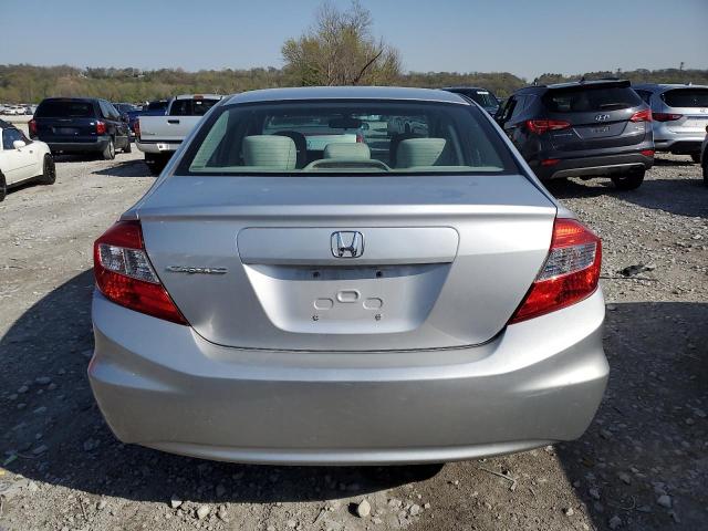 19XFB2F89CE050517 - 2012 HONDA CIVIC EX SILVER photo 6
