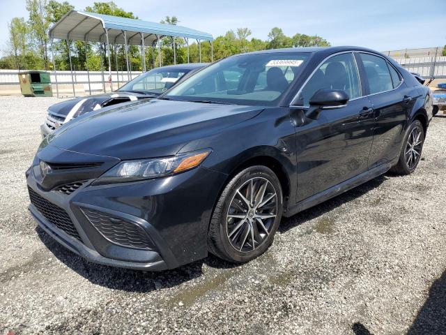 4T1S11AK2RU900315 - 2024 TOYOTA CAMRY SE NIGHT SHADE BLACK photo 1