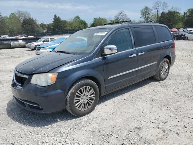 2C4RC1CGXDR646087 - 2013 CHRYSLER TOWN & COU TOURING L GRAY photo 1