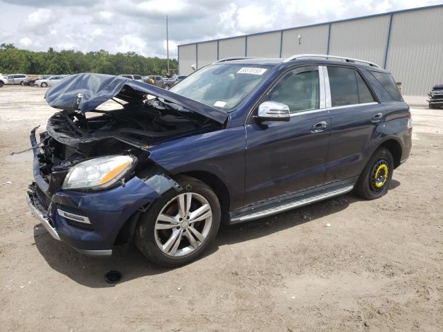 4JGDA5HB2DA251437 - 2013 MERCEDES-BENZ ML 350 4MATIC BLACK photo 1