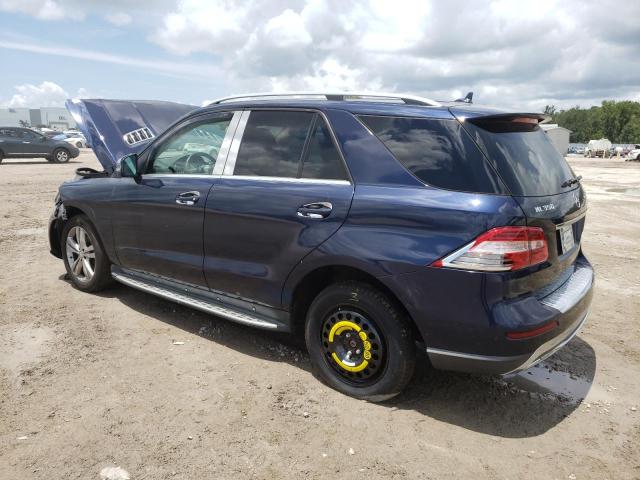 4JGDA5HB2DA251437 - 2013 MERCEDES-BENZ ML 350 4MATIC BLACK photo 2
