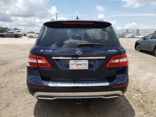 4JGDA5HB2DA251437 - 2013 MERCEDES-BENZ ML 350 4MATIC BLACK photo 6