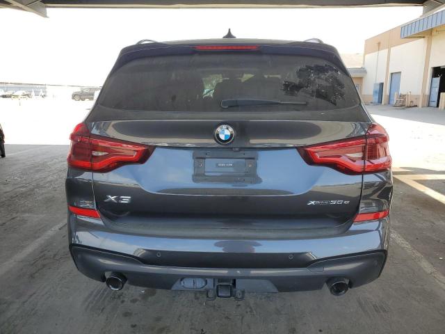 5UXTS1C07M9G98778 - 2021 BMW X3 XDRIVE30E CHARCOAL photo 6