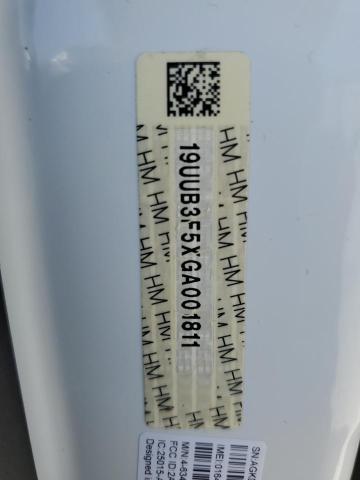 19UUB3F5XGA001811 - 2016 ACURA TLX TECH WHITE photo 12