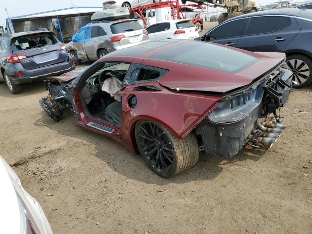 1G1YS2D66G5611907 - 2016 CHEVROLET CORVETTE Z06 2LZ MAROON photo 2