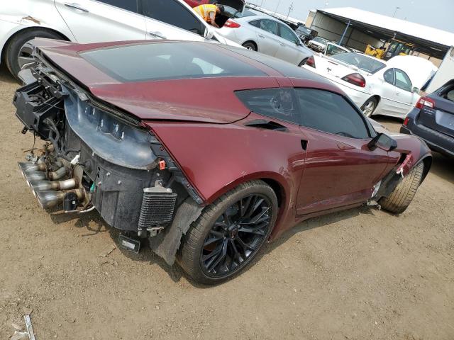 1G1YS2D66G5611907 - 2016 CHEVROLET CORVETTE Z06 2LZ MAROON photo 3