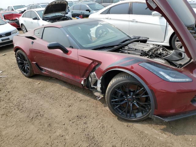 1G1YS2D66G5611907 - 2016 CHEVROLET CORVETTE Z06 2LZ MAROON photo 4