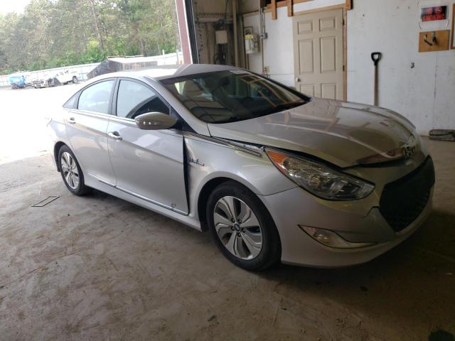 KMHEC4A41DA100173 - 2013 HYUNDAI SONATA HYBRID SILVER photo 4