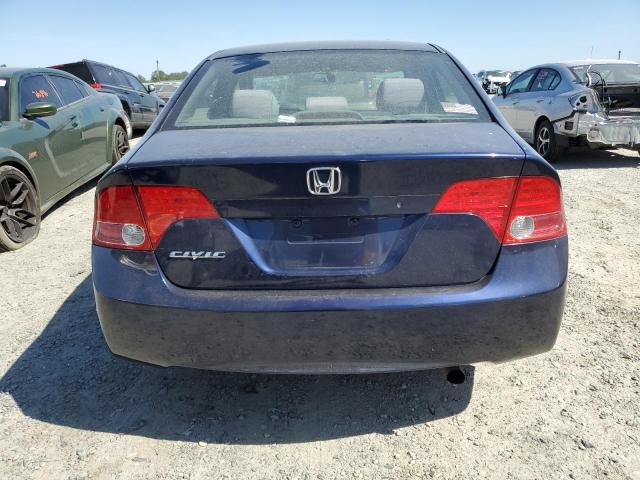 1HGFA16558L041512 - 2008 HONDA CIVIC LX BLUE photo 6