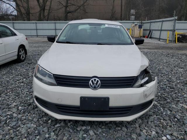 3VW2K7AJ3CM320558 - 2012 VOLKSWAGEN JETTA BASE Biały zdjęcie 5