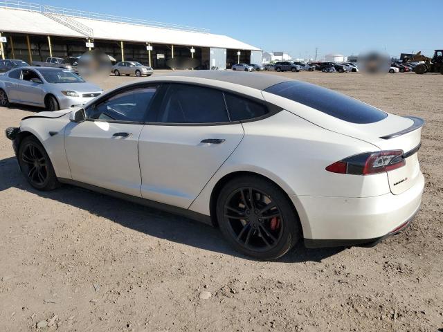 5YJSA1H18EFP63532 - 2014 TESLA MODEL S Սպիտակ լուսանկար 2