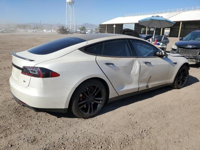 5YJSA1H18EFP63532 - 2014 TESLA MODEL S Սպիտակ լուսանկար 3