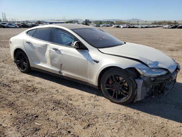 5YJSA1H18EFP63532 - 2014 TESLA MODEL S Սպիտակ լուսանկար 4