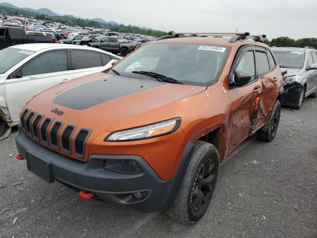 1C4PJMBS6GW132415 - 2016 JEEP CHEROKEE TRAILHAWK 橙色 照片 1