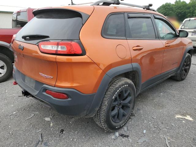 1C4PJMBS6GW132415 - 2016 JEEP CHEROKEE TRAILHAWK 橙色 照片 3