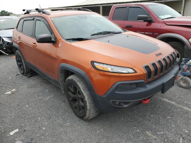 1C4PJMBS6GW132415 - 2016 JEEP CHEROKEE TRAILHAWK 橙色 照片 4