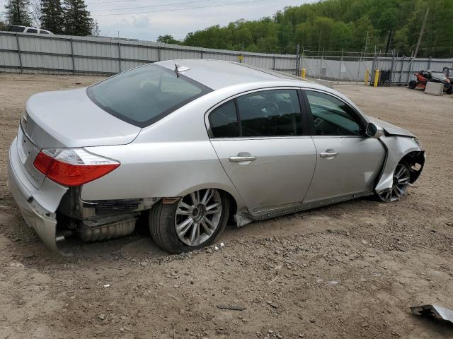 KMHGC4DEXBU121337 - 2011 HYUNDAI GENESIS 3.8L SILVER photo 3