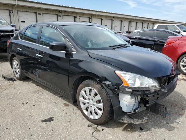 3N1AB7AP0DL748228 - 2013 NISSAN SENTRA S BLACK photo 4