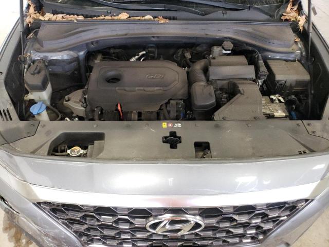 5NMS2CAD3KH117533 - 2019 HYUNDAI SANTA FE SE GRAY photo 12