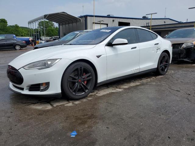 5YJSA1S1XEFP40097 - 2014 TESLA MODEL S 白色 照片 1