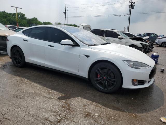 5YJSA1S1XEFP40097 - 2014 TESLA MODEL S 白色 照片 4