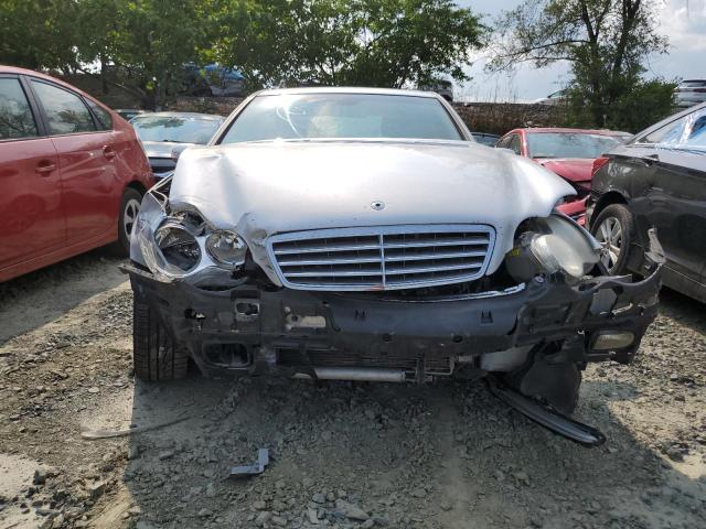 WDBRF92H87F906786 - 2007 MERCEDES-BENZ C 280 4MATIC GRAY photo 5