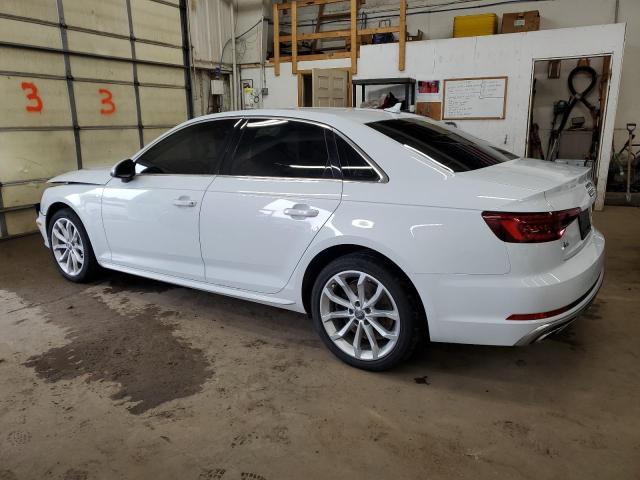 WAUDNAF40KN000697 - 2019 AUDI A4 PREMIUM WHITE photo 2