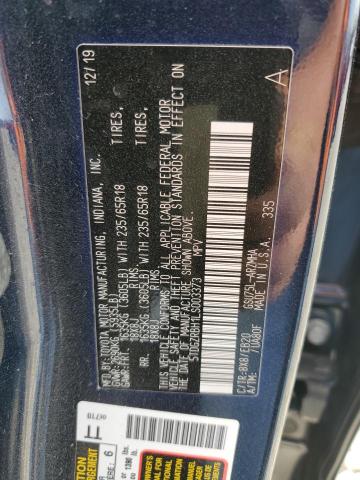 5TDGZRBH1LS003373 - 2020 TOYOTA HIGHLANDER XLE 蓝色 照片 14