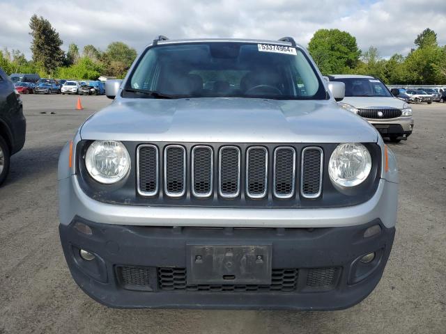 ZACCJBBT3GPD62552 - 2016 JEEP RENEGADE LATITUDE SILVER photo 5