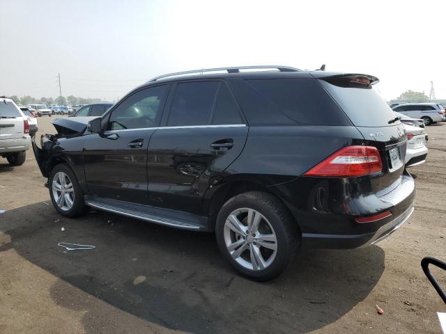 4JGDA5HB4FA445650 - 2015 MERCEDES-BENZ ML 350 4MATIC BLACK photo 2