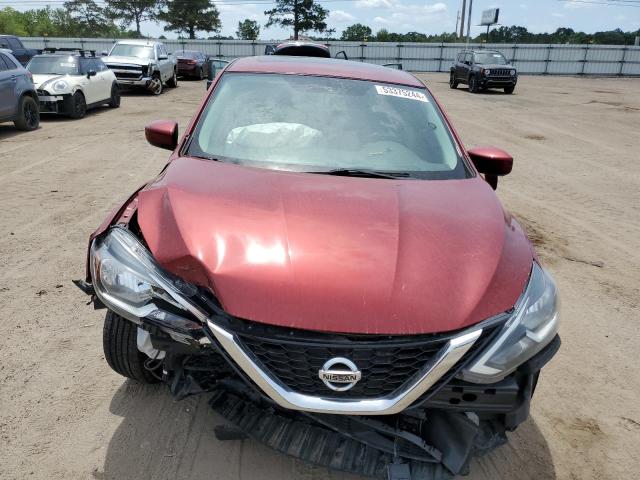 3N1AB7AP7KY285150 - 2019 NISSAN SENTRA S RED photo 5