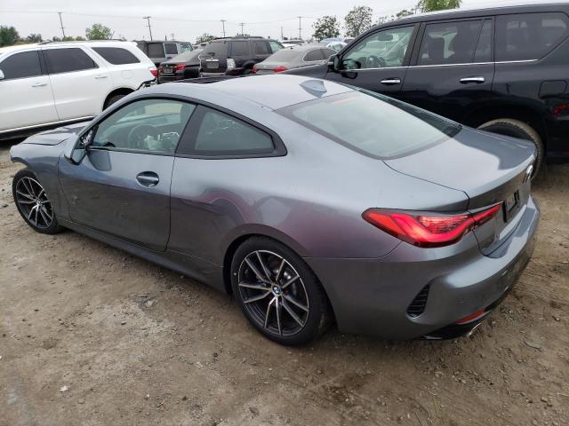 WBA53AP03MCG83020 - 2021 BMW 430I GRAY photo 2