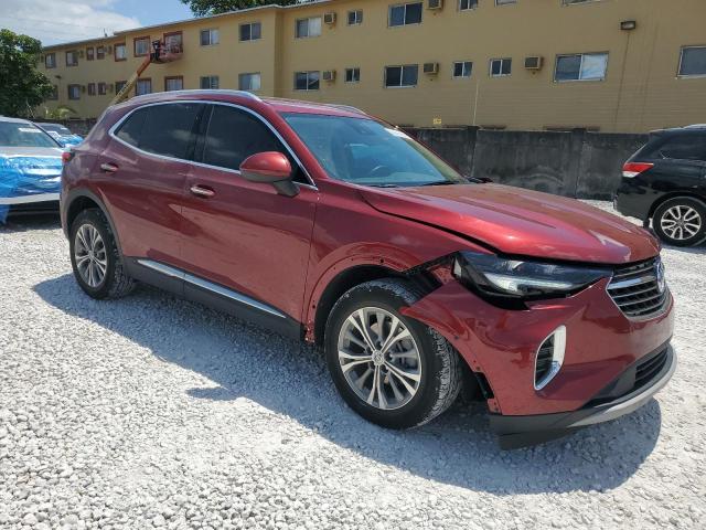 LRBAZLR44ND009901 - 2022 BUICK ENVISION PREFERRED წითელი ფოტო 4