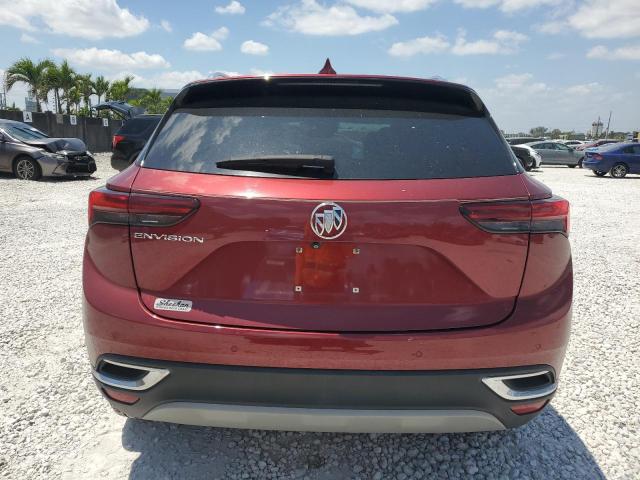LRBAZLR44ND009901 - 2022 BUICK ENVISION PREFERRED წითელი ფოტო 6