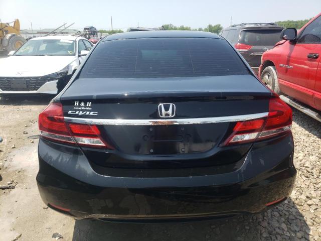 2HGFB2F51DH596774 - 2013 HONDA CIVIC LX BLACK photo 6