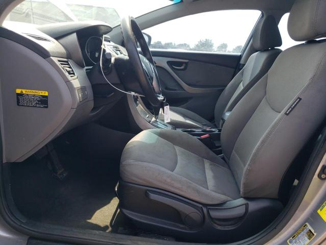 KMHDH4AEXDU613524 - 2013 HYUNDAI ELANTRA GLS SILVER photo 7